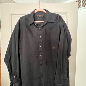 Ariat Midnight Black Long Sleeve Shirt